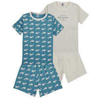 Textil Criança Pijamas / Camisas de dormir Petit Bateau A07HK00 X2 Multicolor