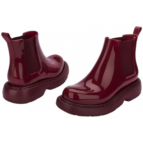 Melissa Botas Step Boot - Red Bordô