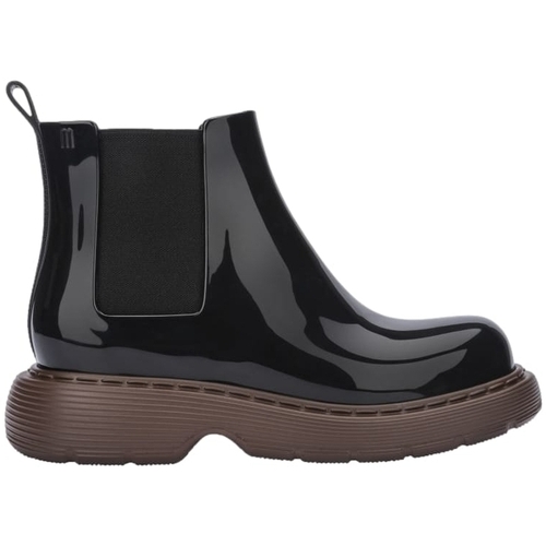 Sapatos Mulher Botas Melissa Botas Step Air Boot - Black/Bronze Preto
