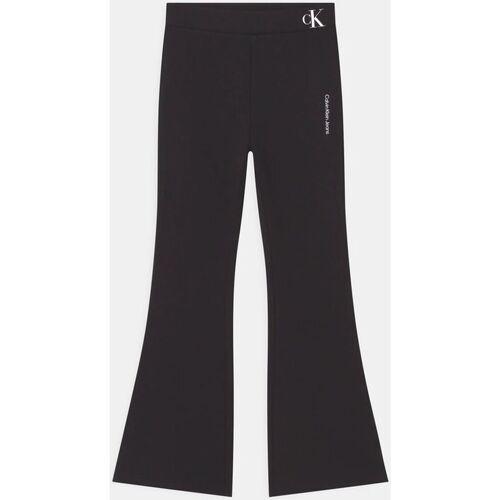 Textil Rapariga Calças negro Calvin Klein Jeans IG0IG01698-BEH DENIM BLACK Preto