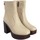 Sapatos Mulher Multi-desportos MTNG Bota feminina MUSTANG 50531 bege Branco