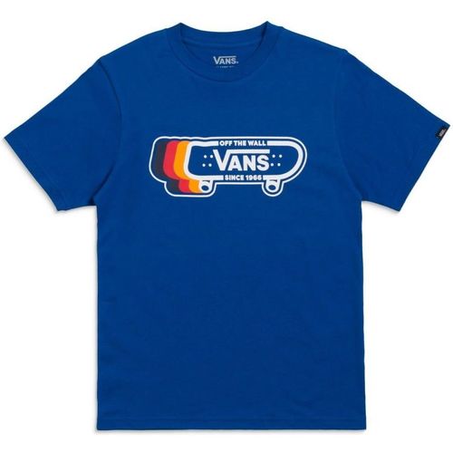 Textil Criança T-shirts e Pólos Vans VN00002X7WM-TRUE BLUE Azul