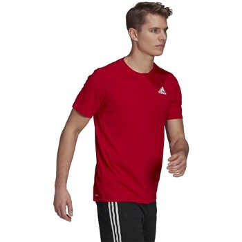 Textil Homem T-Shirt mangas curtas adidas Originals Aeroready Vermelho