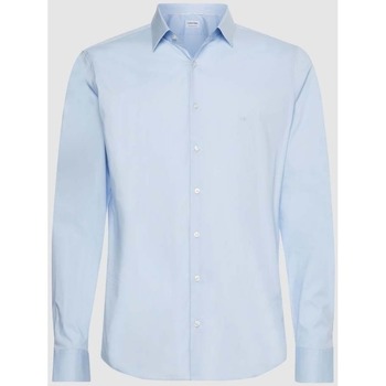 Textil Homem Camisas mangas comprida Calvin Klein Jeans 37306-24033 Azul