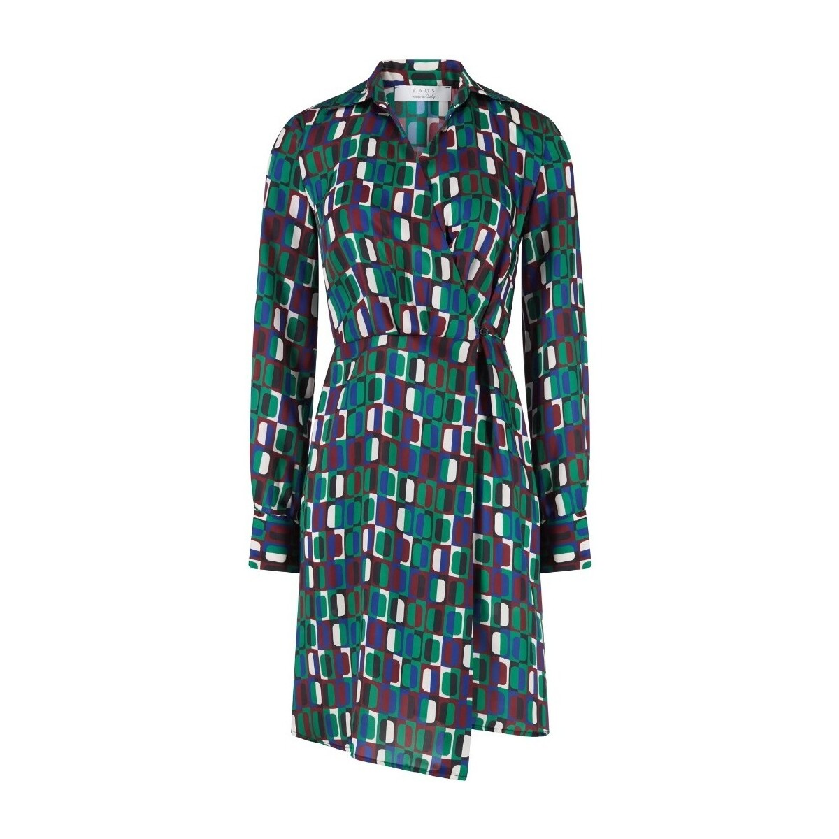 Textil Mulher Vestidos Kaos Collezioni OI1TZ040 Verde