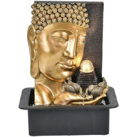 Casa Estatuetas Signes Grimalt Buda Com Luz Ouro