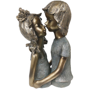Casa Estatuetas Signes Grimalt Figura Casal Jovens Beijos Ouro