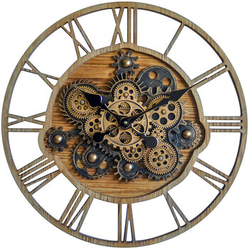 Casa Relógios Signes Grimalt Relógio Da Parede Da Engrenagem Castanho