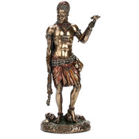 Casa Estatuetas Signes Grimalt Figura De Deus Eshu Yoruba Ouro