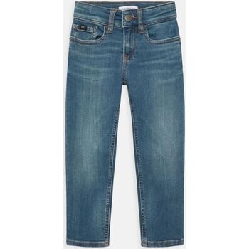 Textil Criança Новые брюки gloria jeans Calvin Klein Jeans IB0IB01260 REGULAR STRAIGHT-1A4 GREEN BLUE Azul