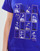 Textil Mulher T-Shirt mangas curtas One Step FW10001 Azul