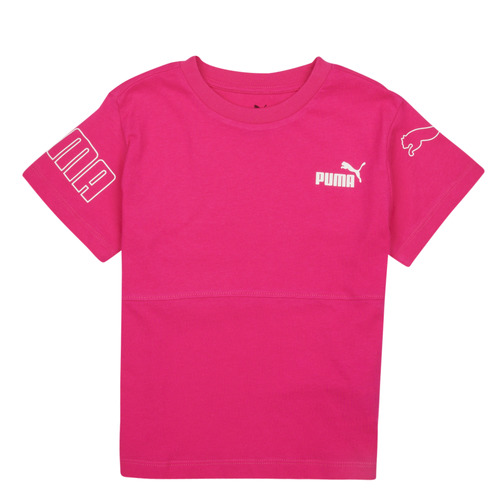 Textil Rapariga T-Shirt mangas Estate Puma Aop Puma Aop POWER COLORBLOCK Rosa