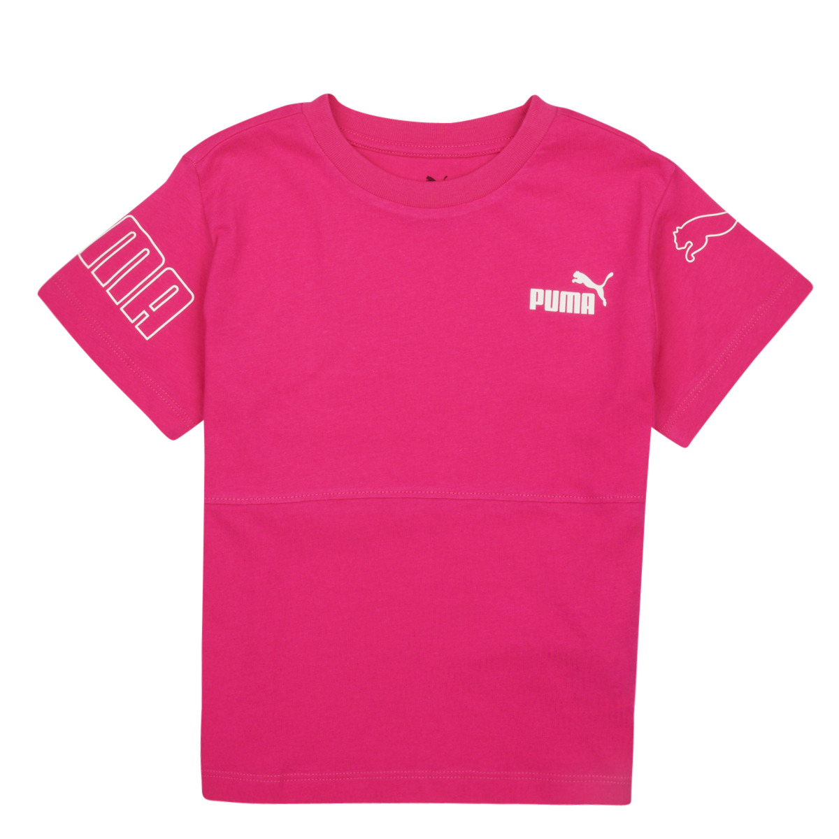Textil Rapariga T-Shirt mangas curtas x-ray Puma x-ray Puma POWER COLORBLOCK Rosa