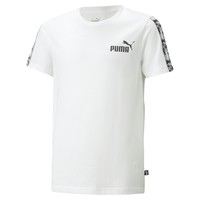Textil Rapaz T-Shirt mangas curtas Puma ESS TAPE CAMO Branco