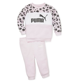 Textil Rapariga Conjunto Puma ESS PUMA MATES INFANTS JOGGER Rosa