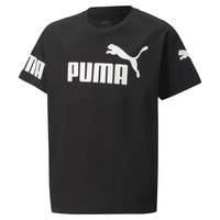 Textil Rapaz T-Shirt mangas curtas Puma PUMA POWER Preto