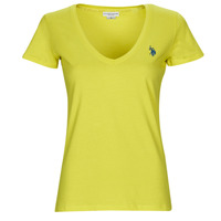 Textil Mulher T-Shirt mangas curtas Official Store Polo In Piquet Mercerizzato Patch Capsule Manga. BELL Amarelo