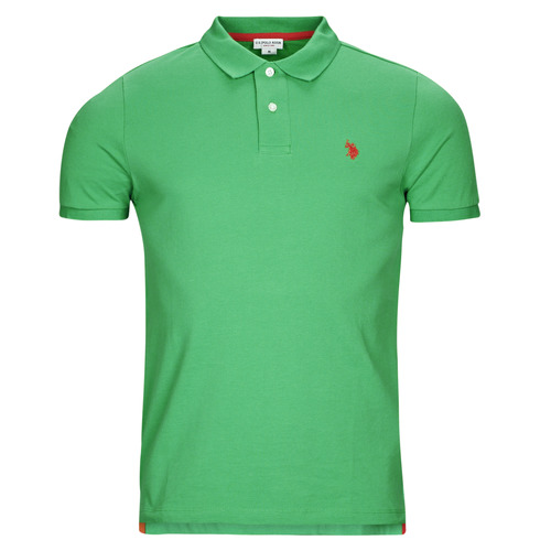Textil Homem Slim Fit Jersey Polo Shirt U.S Polo Assn. KING Verde