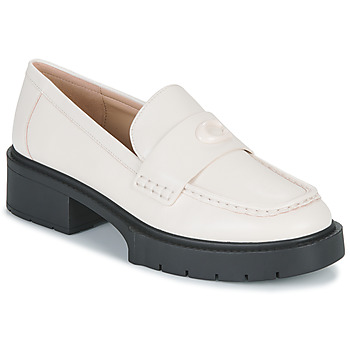 Sapatos Mulher Mocassins Coach LEAH LOAFER Bege