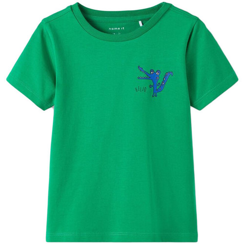 Textil Rapaz T-shirts Oakport e Pólos Name it  Verde