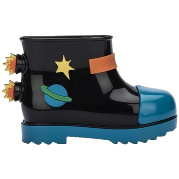 Sapatos Criança Botas Melissa MINI  Galochas Rain Boot+Fábula B - Blue/Black Preto
