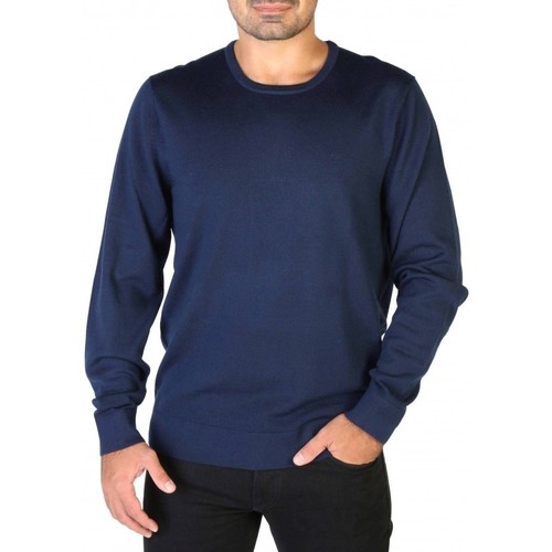 Textil Homem camisolas Calvin Klein JEANS white K10K109474 Azul