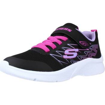 Sapatos Rapariga Sapatilhas Skechers MICROSPEC - BOLD DELIGHT Preto