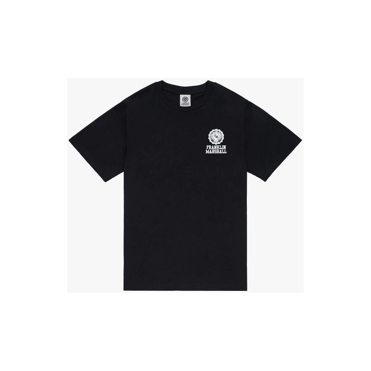 Textil Pima-T-Shirt Schwarz Baumwolle Brave Soul T-shirt nera JM3012.1000P01-980 Preto