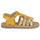Sapatos Rapariga Sandálias Mesas de apoiompagnie INALA Amarelo