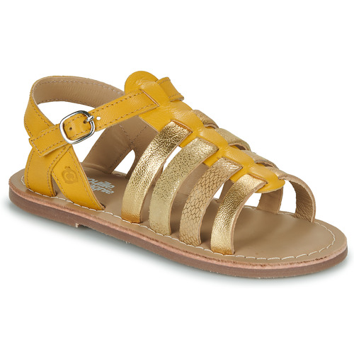Sapatos Rapariga Sandálias Baixo: 1 a 2cmmpagnie INALA Amarelo