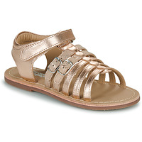 Sapatos Rapariga Sandálias See U Soon NEW 96 Dourado / Rosa