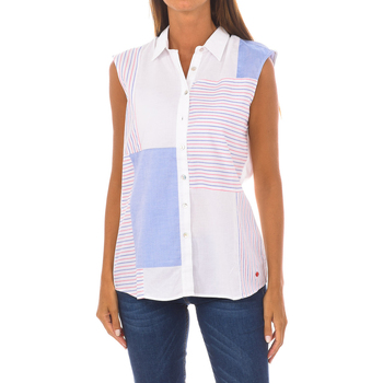 Textil Mulher Tops / Blusas Galvanni GLVSW1045031-WHITEMULTI Multicolor