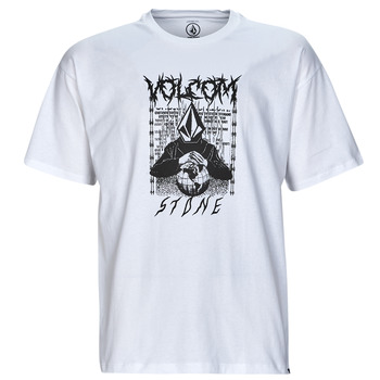Textil Homem T-Shirt mangas curtas Volcom EDENER LSE SST Branco