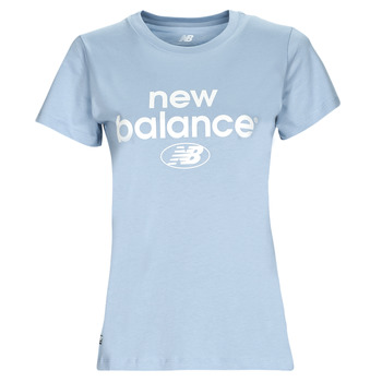 Textil Mulher T-Shirt mangas curtas New Balance Essentials Graphic Athletic Fit Short Sleeve Azul