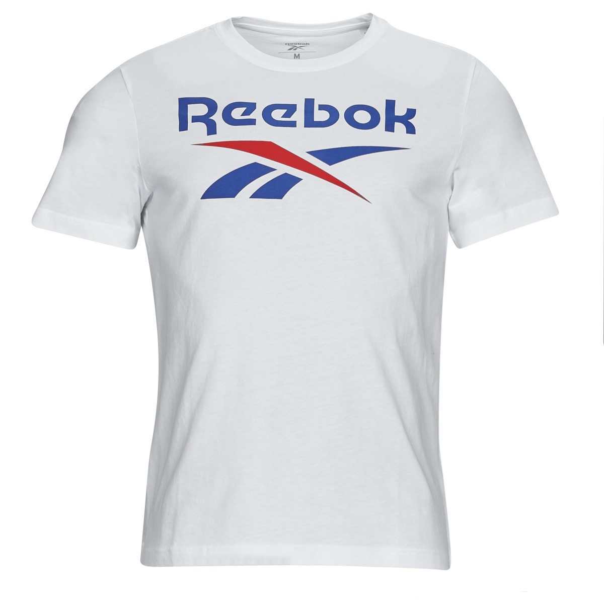 Textil Homem Reebok Identity Classic Short Sleeve T-Shirt Big Logo Tee Branco