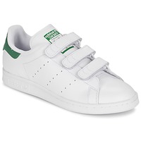 Sapatos Sapatilhas branco adidas Originals STAN SMITH CF Branco / Verde