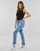Textil Mulher Calças Jeans Lee MARION STRAIGHT Cinza