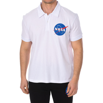 Textil Homem Polos mangas curta Nasa NASA16PO-WHITE Branco