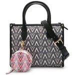 RED Valentino draped Tote In Black Leather