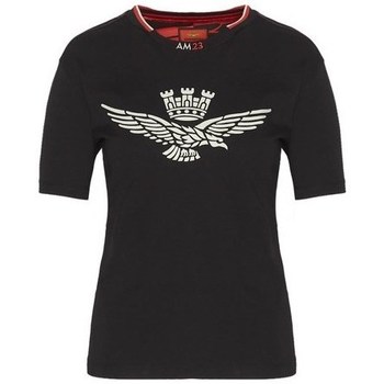 Textil Mulher T-Shirt mangas curtas Aeronautica Militare TS2034DJ4960101 Preto