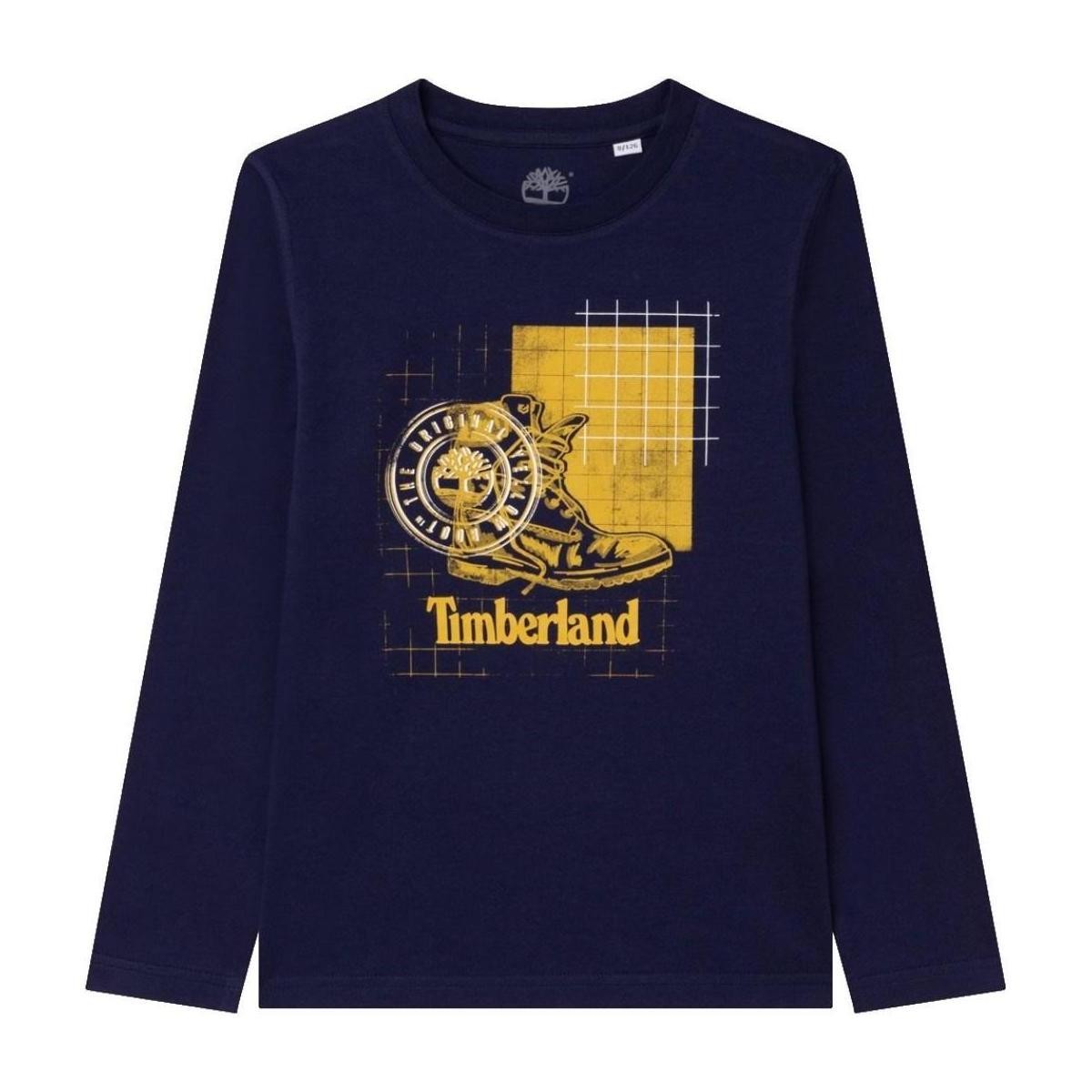 Textil Rapaz T-Shirt mangas curtas Timberland  Azul