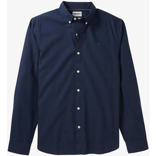 Textil Homem Camisas mangas comprida Timberland TB0A21X4 - LS ELVATD OXFORD-Z161 DARK SAPPHIRE Azul