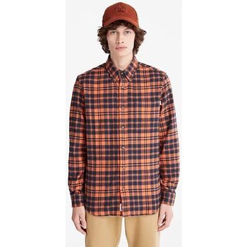 Textil Homem Camisas mangas comprida Timberland TB0A5Y75CZ01 - FLANNEL CHECK-RUST Laranja