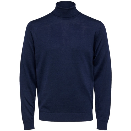 Textil Homem camisolas Selected Calças Slim Tapered Wick 172 Blazer Azul
