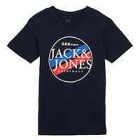 Textil Rapaz T-Shirt fit mangas curtas Jack & Jones JORCODYY TEE SS CREW NECK Marinho