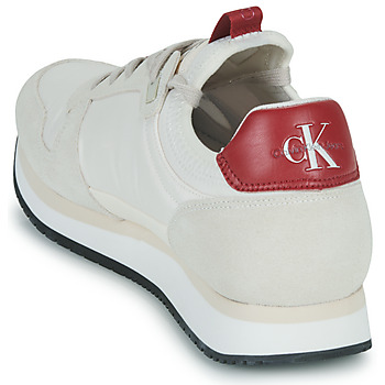 Calvin Klein Jeans RUNNER SOCK LACEUP NY-LTH Branco / Vermelho
