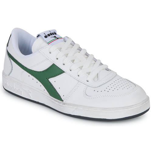 Sapatos Sapatilhas Diadora Intrepid MAGIC BASKET LOW ICONA Branco / Verde