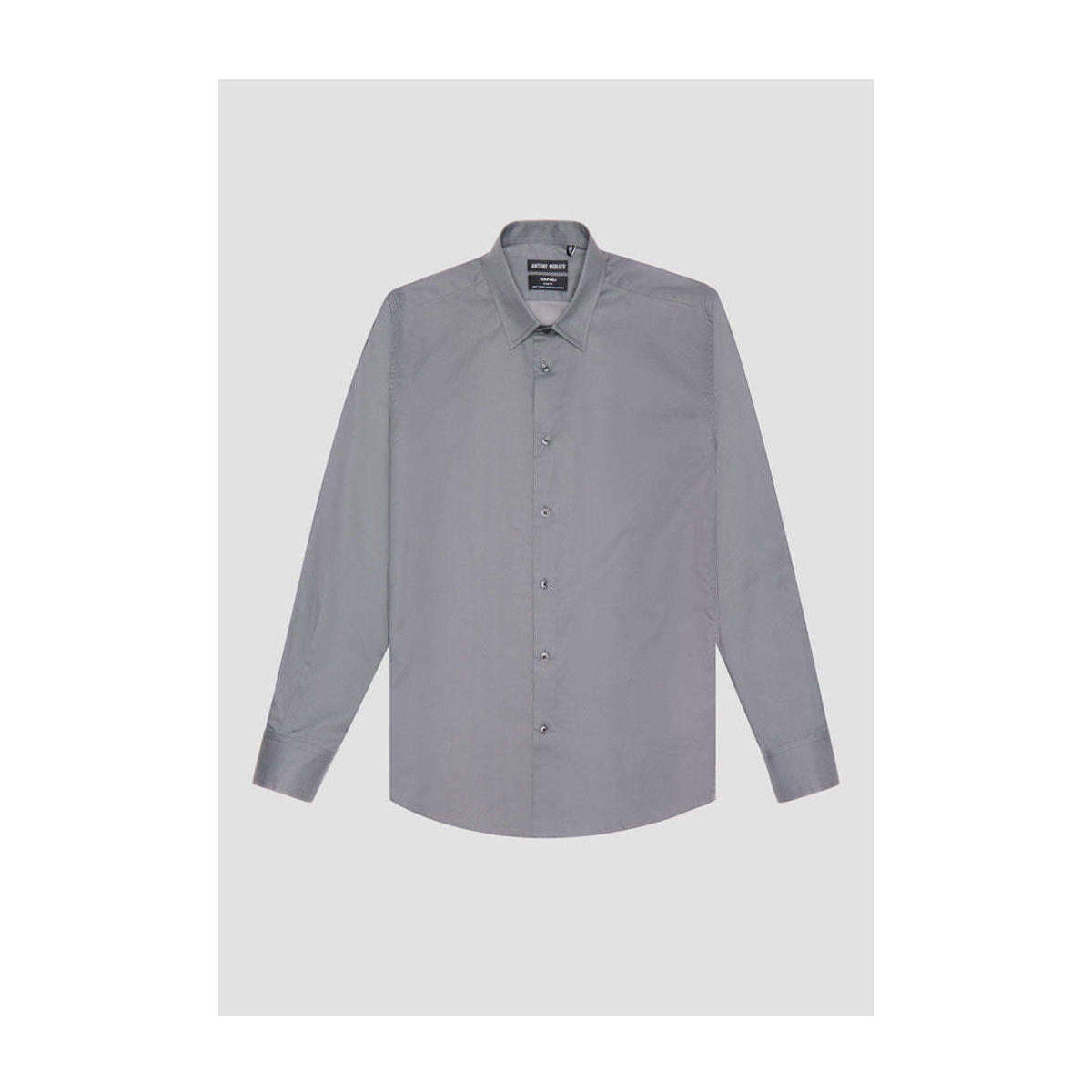 Textil Homem Camisas mangas comprida Antony Morato MMSL00628-FA440050-9017-8-3 Cinza
