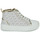 Sapatos Rapariga Sapatilhas de cano-alto MICHAEL Michael Kors SKATE SPLIT II Bege / Ouro