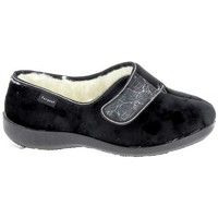 Sapatos Mulher Chinelos Fargeot Totichic Noir Preto